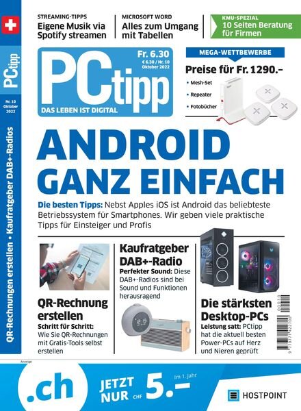 PCtipp – Oktober 2022 Cover