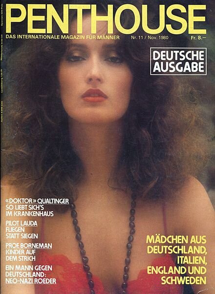 Penthouse Germany – November 1980 Cover