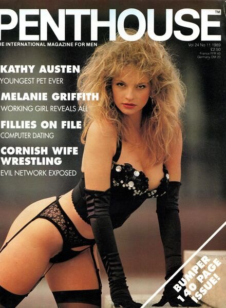 Penthouse UK – Vol 24 N 11 1989 Cover