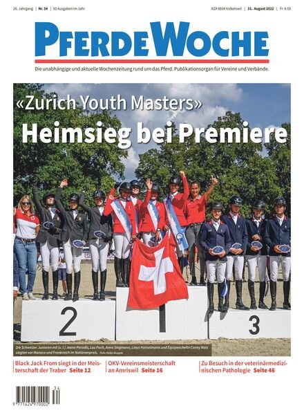 PferdeWoche – 31 August 2022 Cover