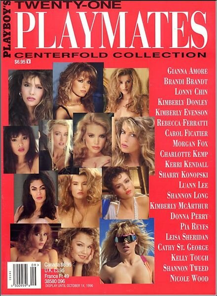 Playboy’s Twenty-One Playmates Centerfold Collection 1996 Cover