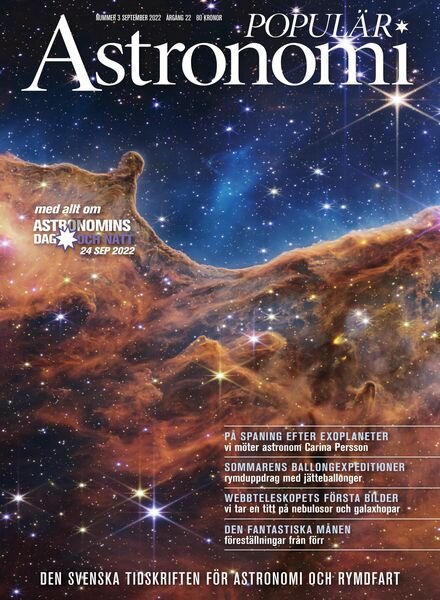 Popular Astronomi – september 2022 Cover