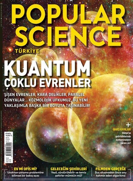 Popular Science Turkey – 31 Agustos 2022 Cover