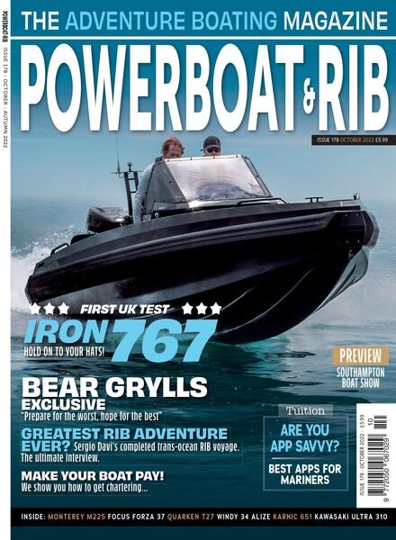 Powerboat & RIB – October 2022 Cover