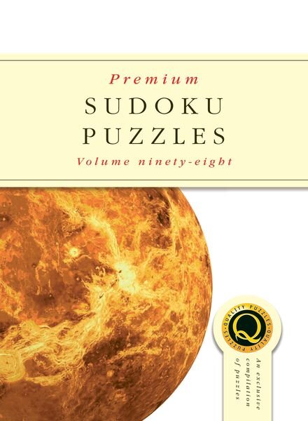 Premium Sudoku – September 2022 Cover