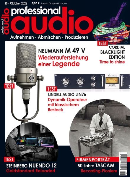 Professional Audio – Oktober 2022 Cover