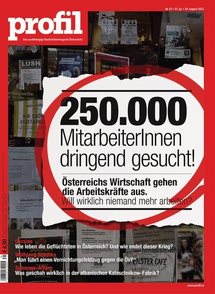 profil – 28 August 2022 Cover