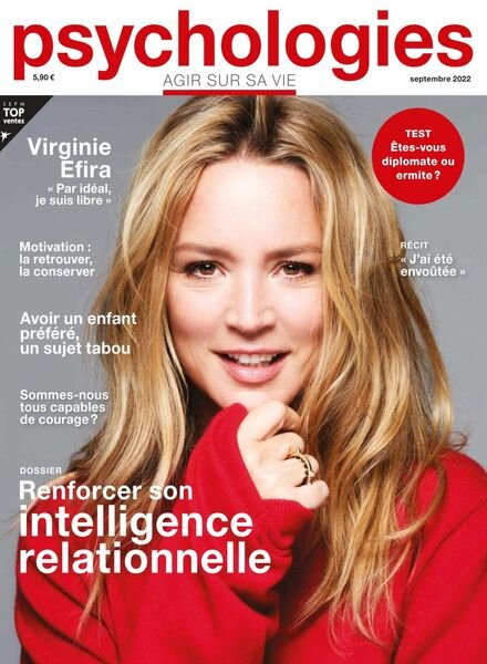 Psychologies France – Septembre 2022 Cover