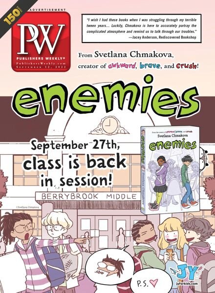 Publishers Weekly – September 12 2022 Cover