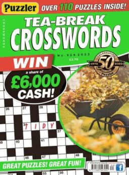 Puzzler Tea-Break Crosswords – September 2022