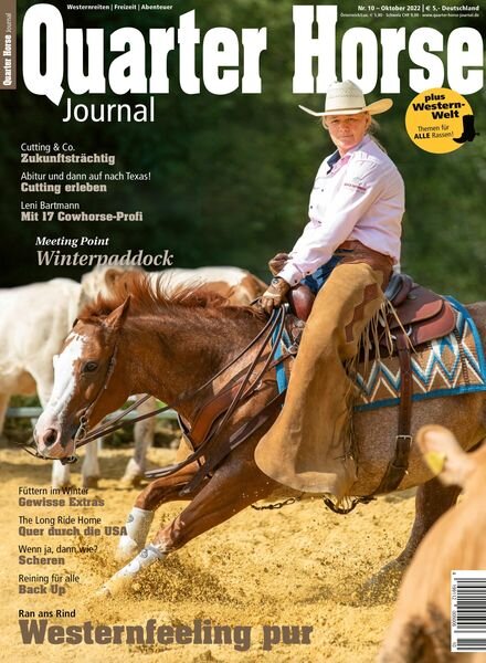 Quarter Horse Journal – September 2022 Cover