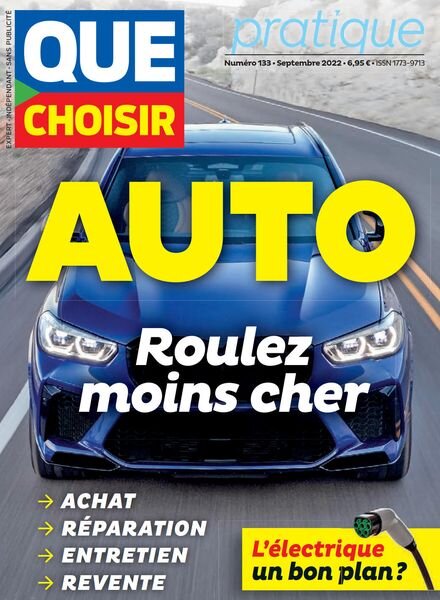 Que Choisir Pratique – Septembre 2022 Cover