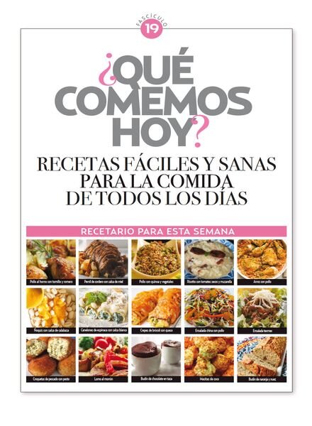 Que comemos hoy – noviembre 2022 Cover