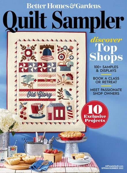 Quilt Sampler – April 2022 Cover