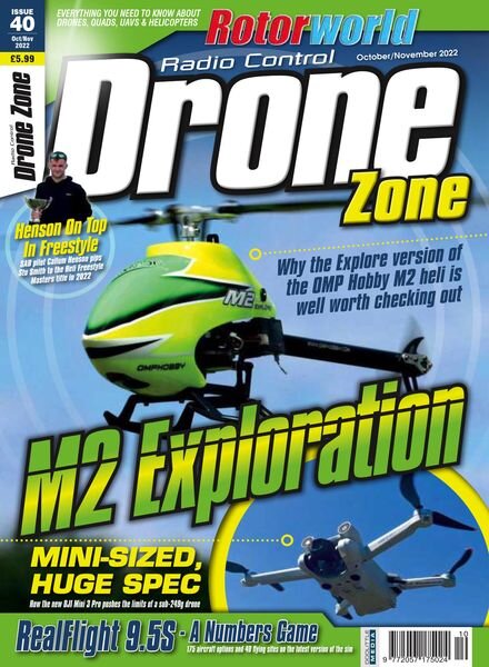 Radio Control DroneZone – Issue 40 – October-November 2022 Cover