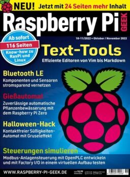 Raspberry Pi Geek – Oktober 2022