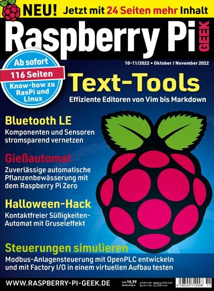 Raspberry Pi Geek – Oktober 2022 Cover