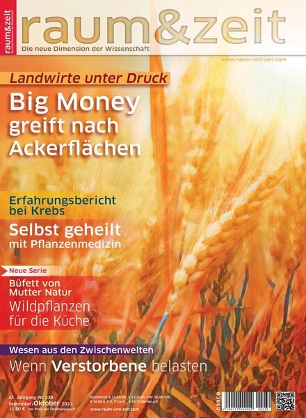 raum&zeit – 25 August 2022 Cover