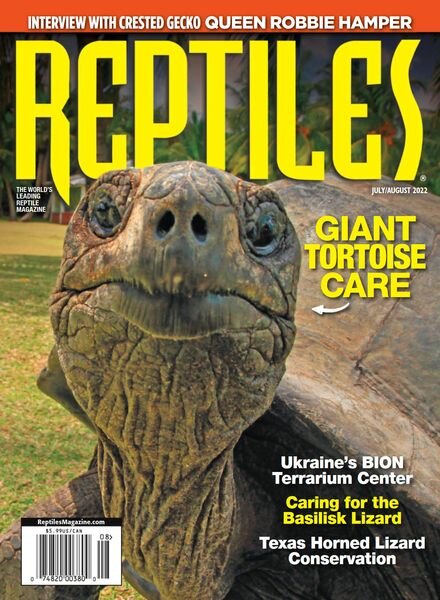 Reptiles – July-August 2022 Cover