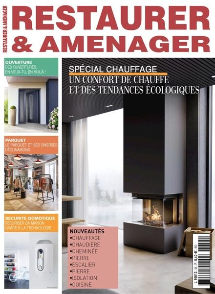 Restaurer et Amenager – aout 2022 Cover