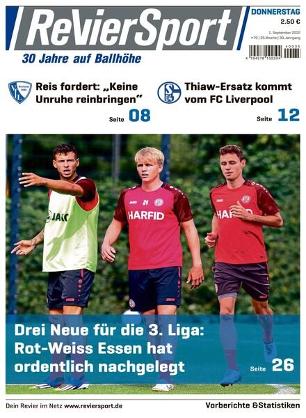 RevierSport – 01 September 2022 Cover