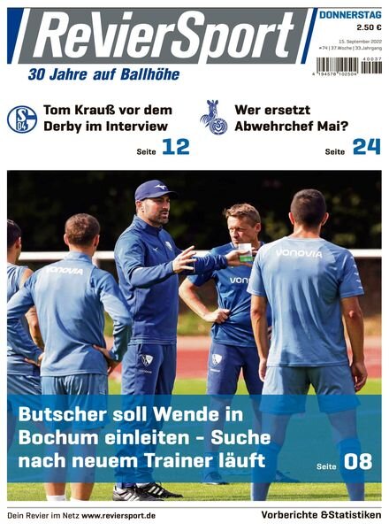 RevierSport – 15 September 2022 Cover