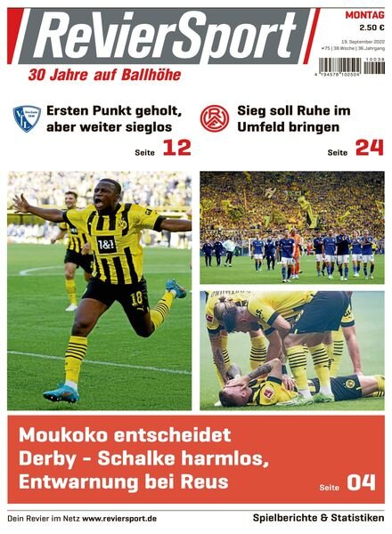 RevierSport – 19 September 2022 Cover