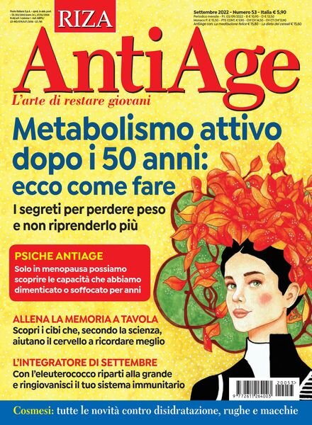 Riza AntiAge – Settembre 2022 Cover