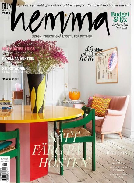 Rum Hemma – 20 september 2022 Cover