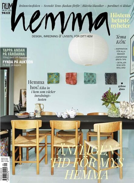 Rum Hemma – september 2022 Cover