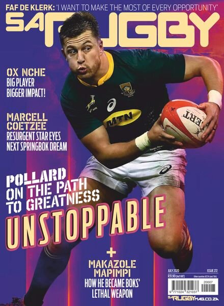 SA Rugby – July 2020 Cover