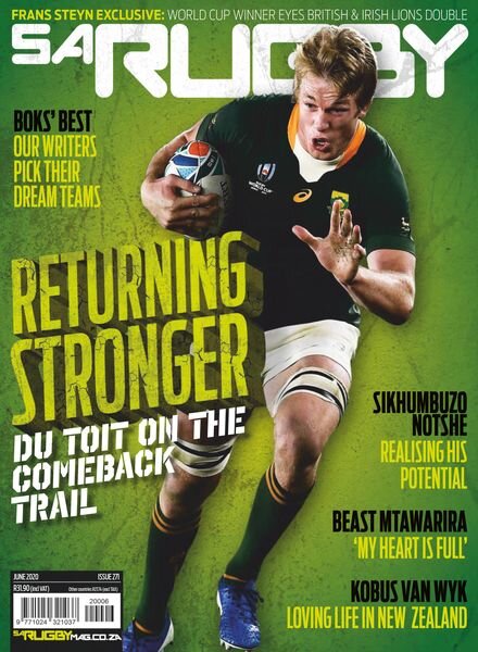 SA Rugby – June 2020 Cover
