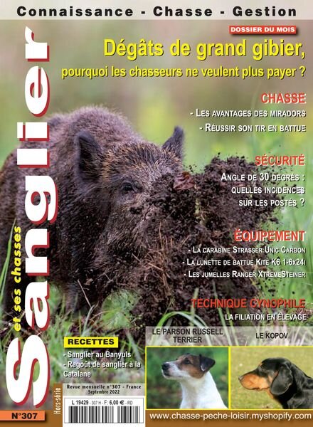 Sanglier et ses Chasses – Hors-Serie – Septembre 2022 Cover