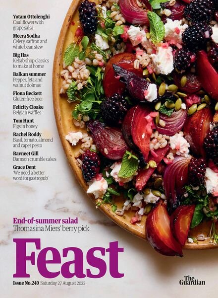 Saturday Guardian – Feast – 27 August 2022 Cover