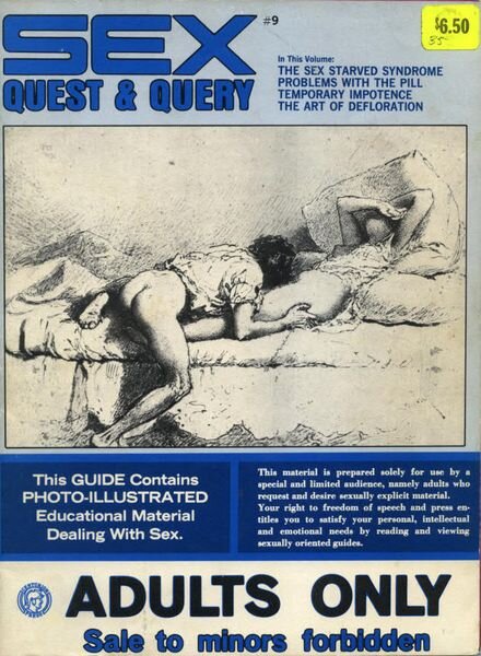 Sex Quest & Query – Vol 03 N 01 1973 Cover