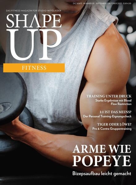 shape UP Fitness – September 2022 Cover