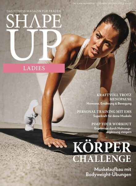 shape UP Ladies – September 2022 Cover