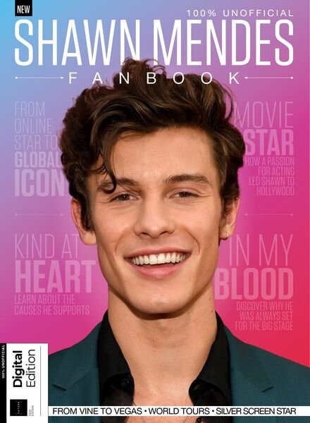 Shawn Mendes Fanbook – 1st Edition 2022 Cover