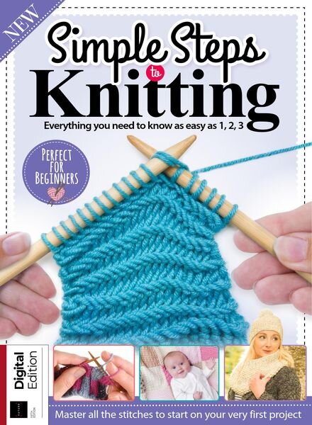 Simple Steps to Knitting – 5th Edition 2022 Cover