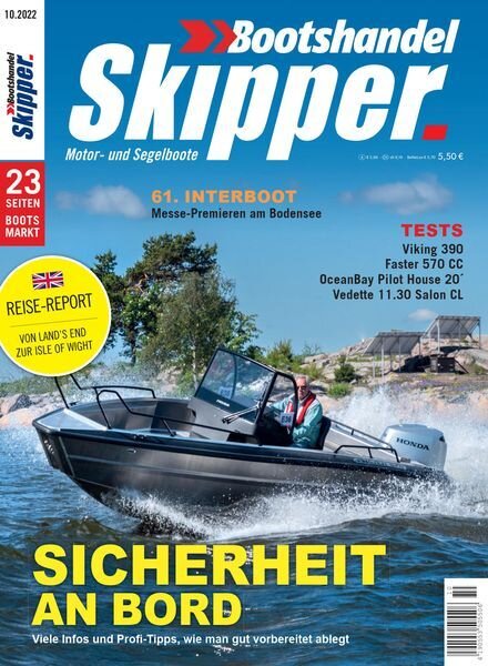Skipper Bootshandel – September 2022 Cover