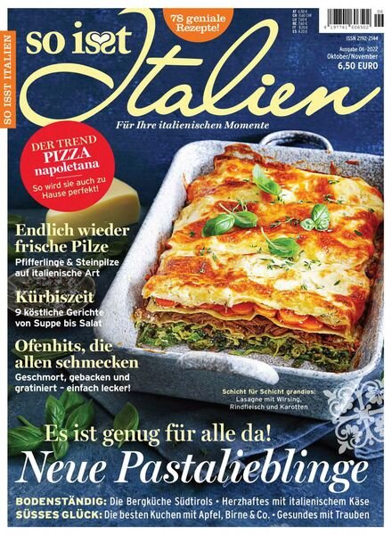 So isst Italien – Oktober 2022 Cover