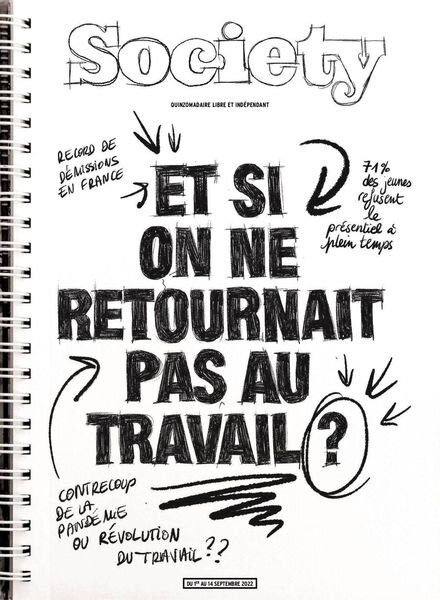 Society – 01 septembre 2022 Cover