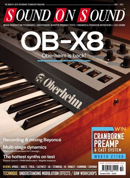 Sound On Sound UK – October 2022 Cover