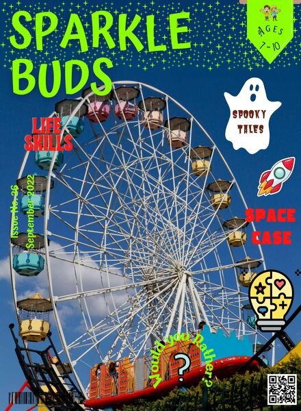 Sparkle Buds Kids Magazine Ages 7-10 – September 2022 Cover