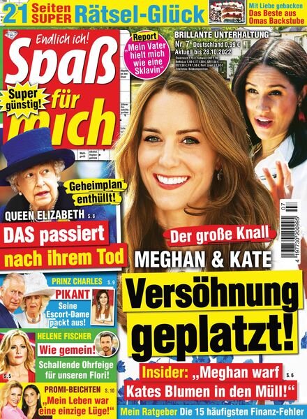Spass fur mich – 15 September 2022 Cover