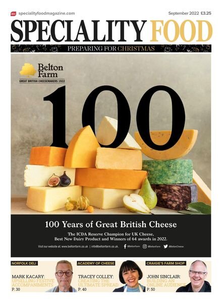 Speciality Food – September 2022 Cover