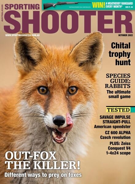 Sporting Shooter Australia – October 2022 Cover