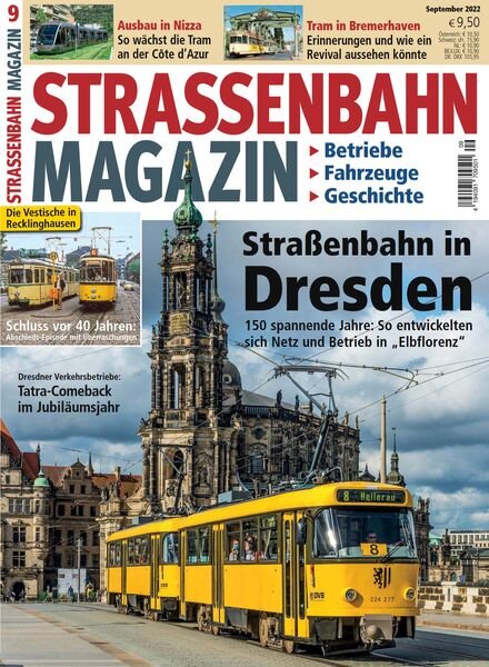 Strassenbahn Magazin – September 2022 Cover