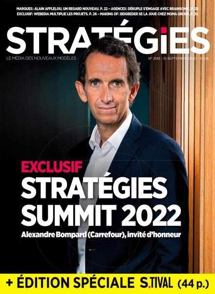 Strategies – 15 Septembre 2022 Cover