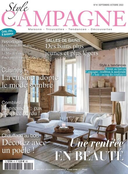 Style campagne – 01 aout 2022 Cover